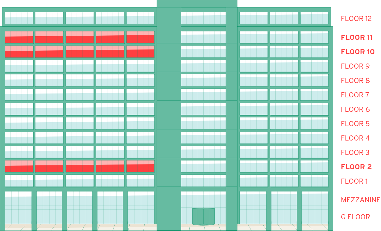 Building floors available image